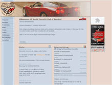 Tablet Screenshot of nordiccorvette.nu